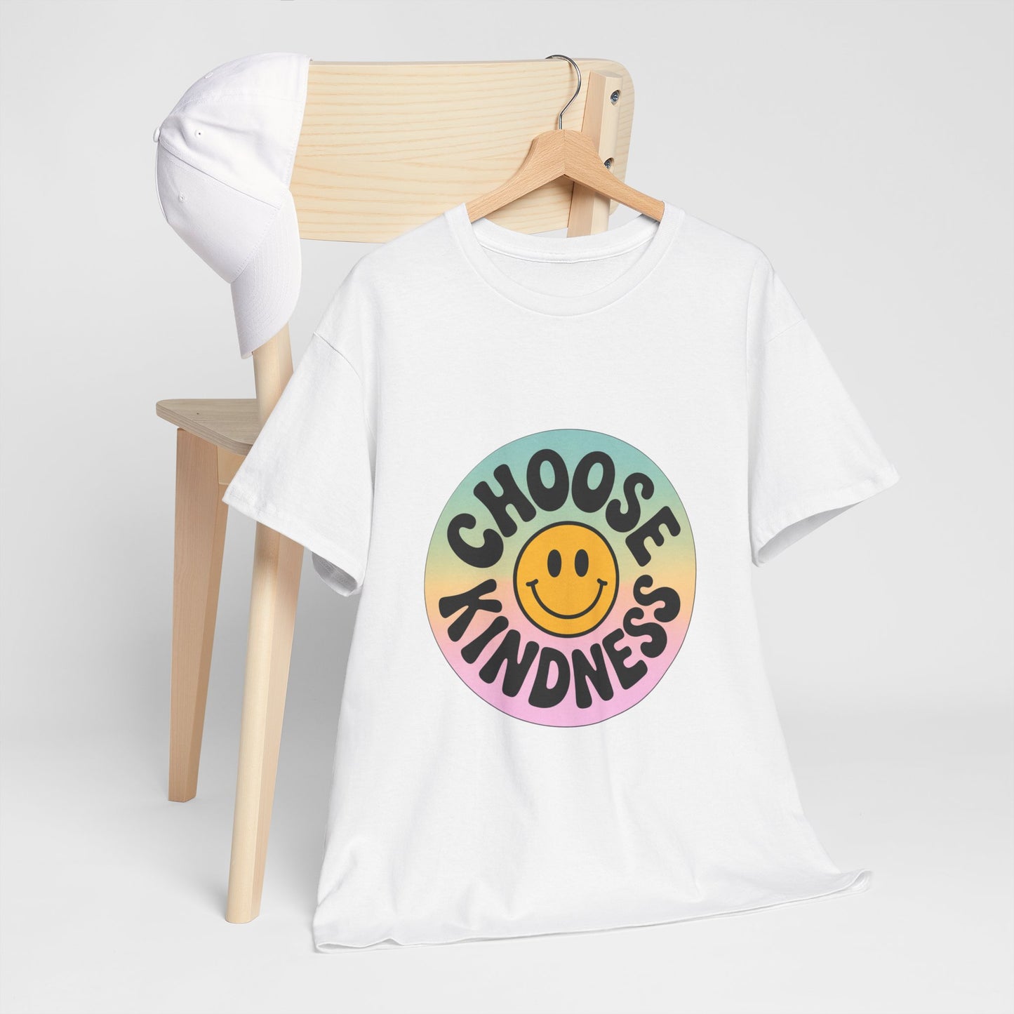 Choose Kindness Unisex Heavy Cotton Tee - Uplifting Graphic T-Shirt