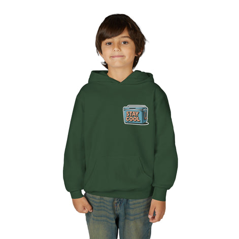 Youth Hooded Sweatshirt - Stay Cool Graphic