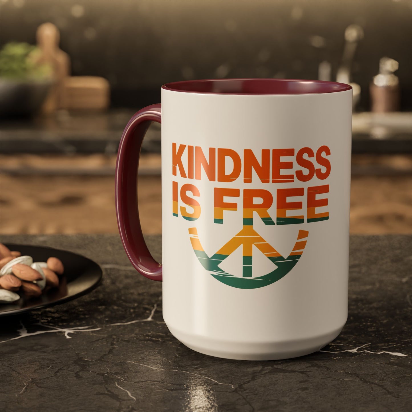 Kindness Is Free Mug - 11oz & 15oz Coffee Cup