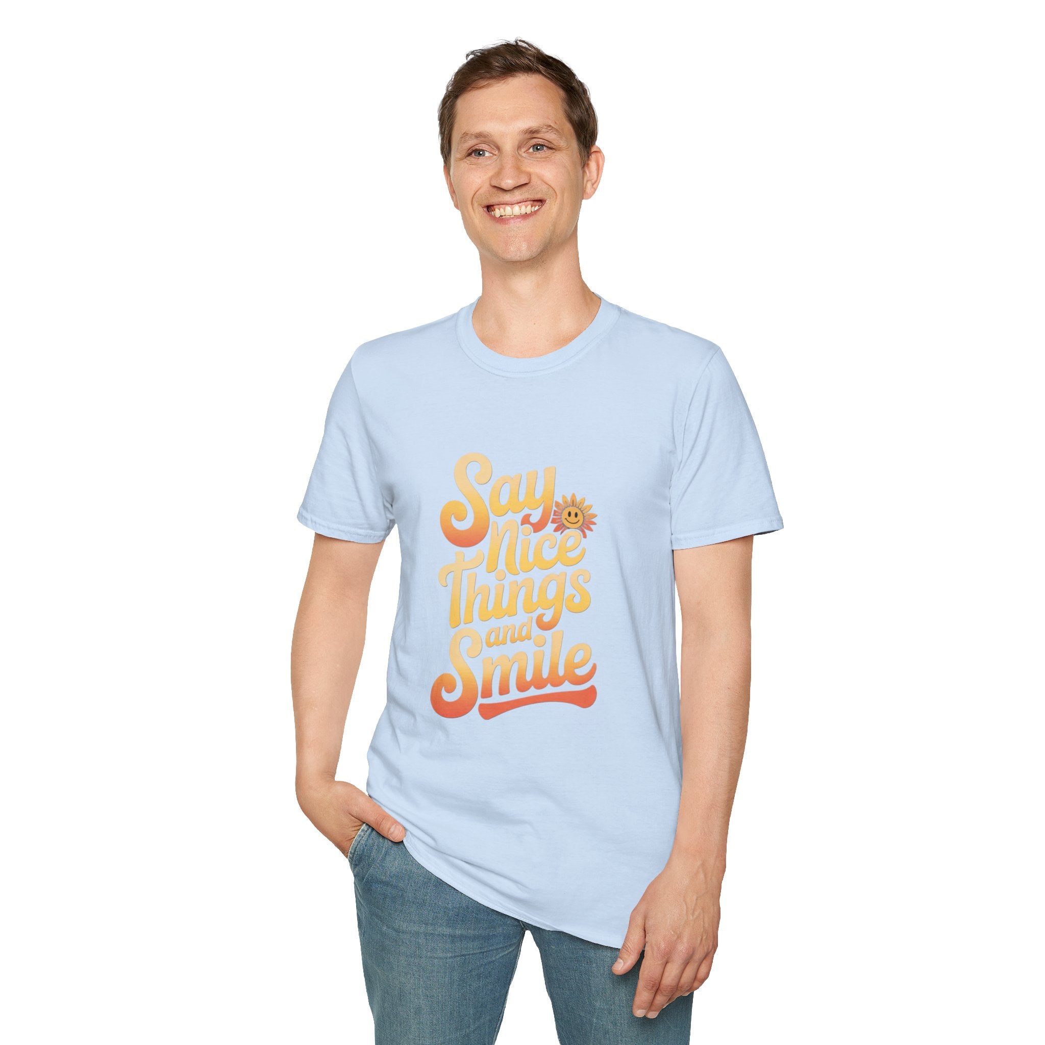 Positive Vibes Unisex Softstyle T-Shirt - 
