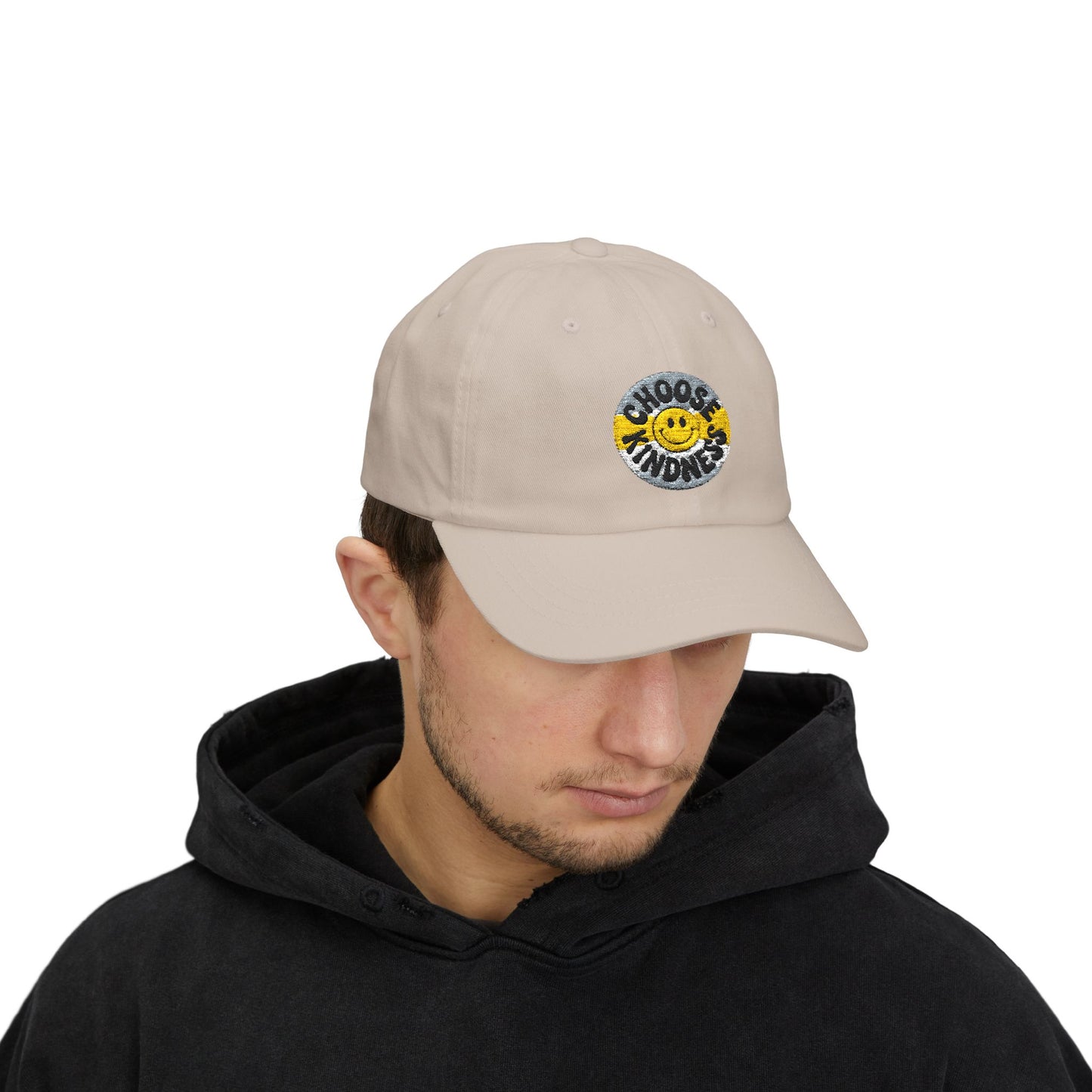 Choose Kindness" Embroidered Smile Hat