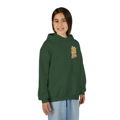 Youth Hooded Sweatshirt – Say Nice Things and Smile