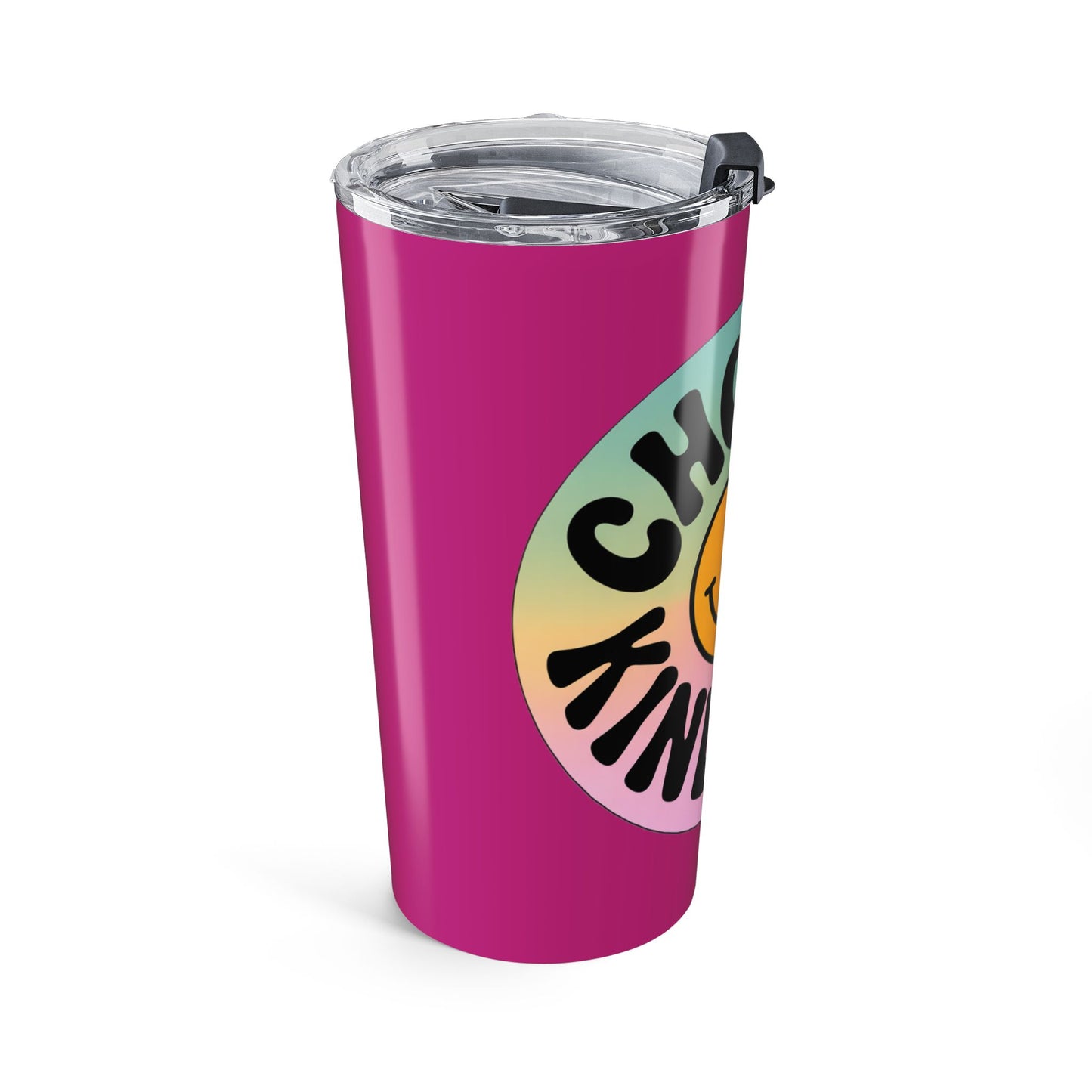 Light Pink Choose Kindness Tumblers – 20oz Travel Mugs for Positive Vibes