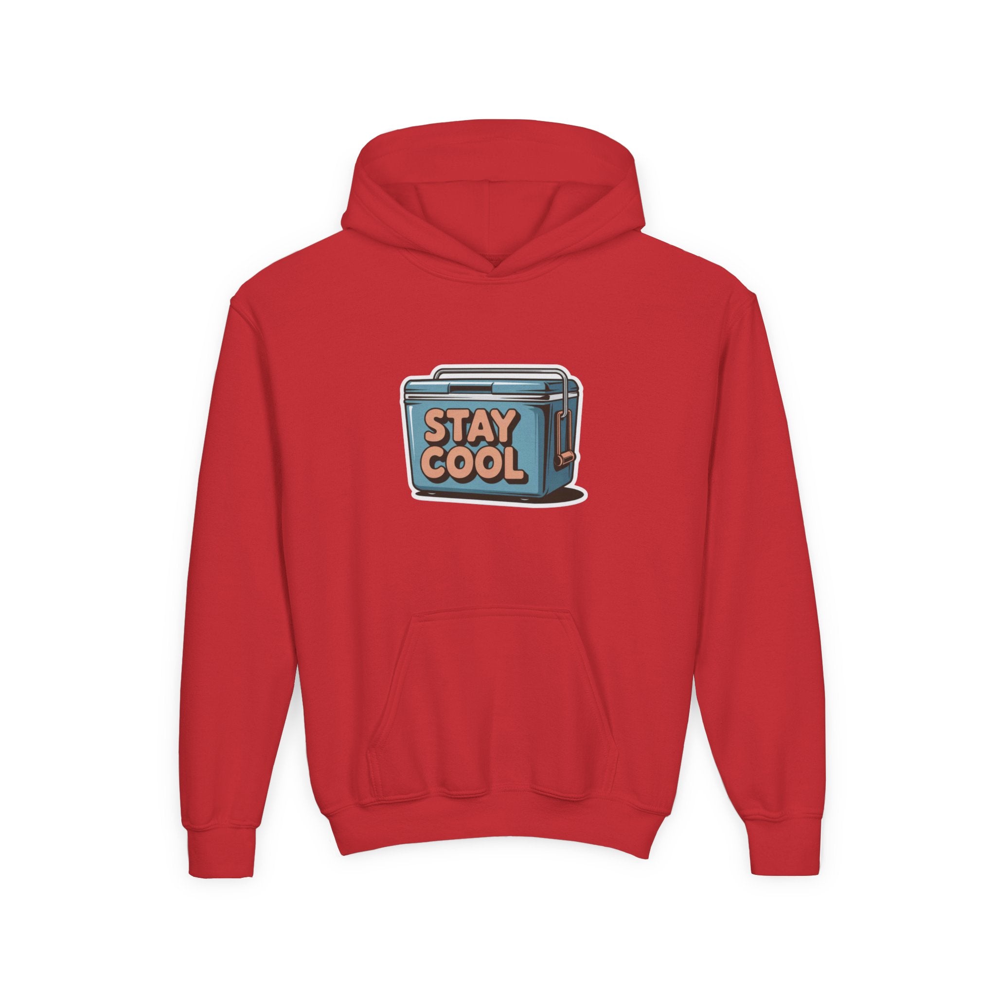 Youth Hooded Sweatshirt - Stay Cool Graphic