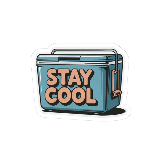 Stay Cool Kiss-Cut Stickers - Fun Vinyl Stickers for Laptop & Water Bottle Decor