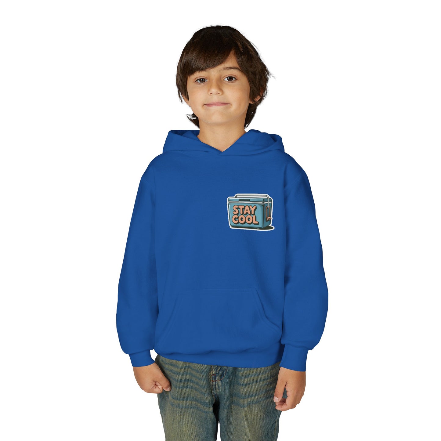 Youth Hooded Sweatshirt - Stay Cool Graphic