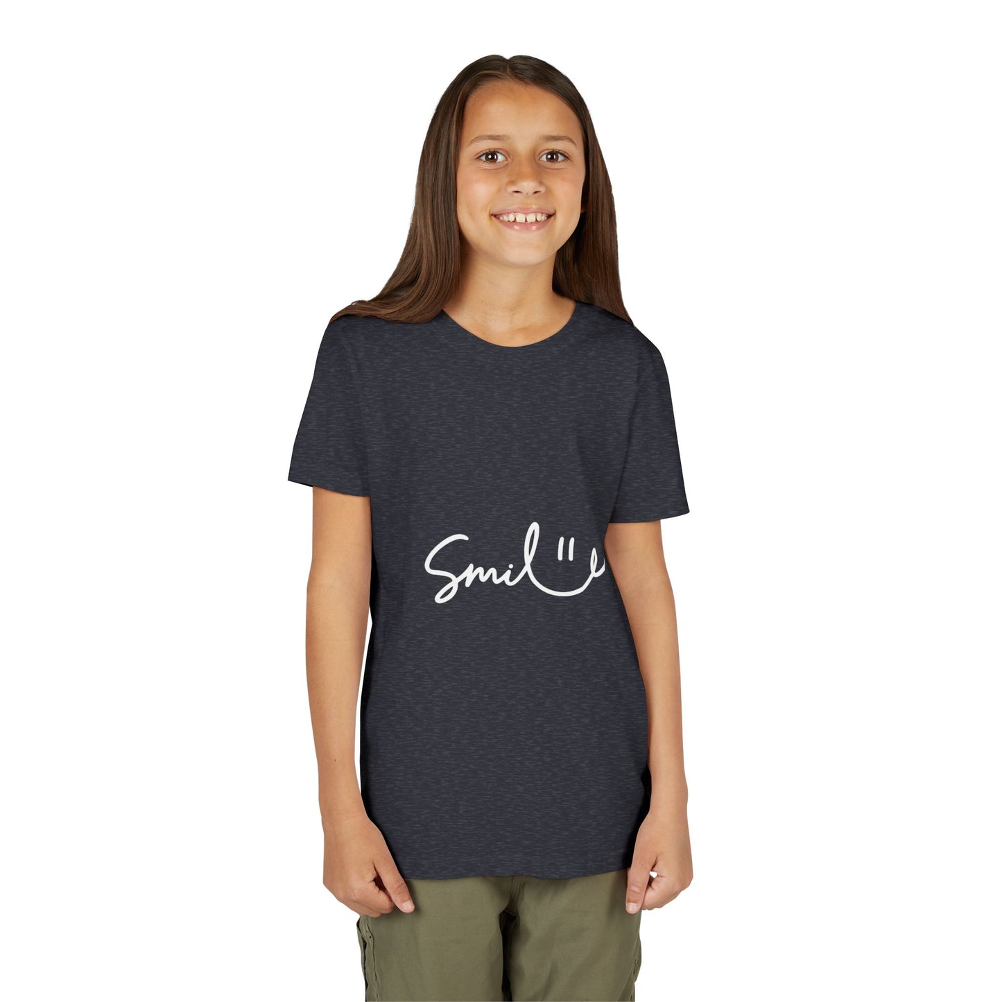 Smiley Youth Short Sleeve Tee - Positive Vibes for Kids