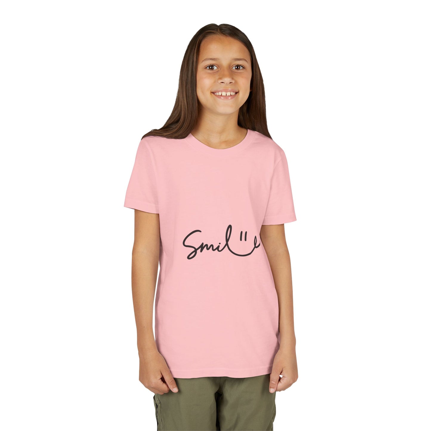 Smiley Youth Short Sleeve Tee - Positive Vibes for Kids