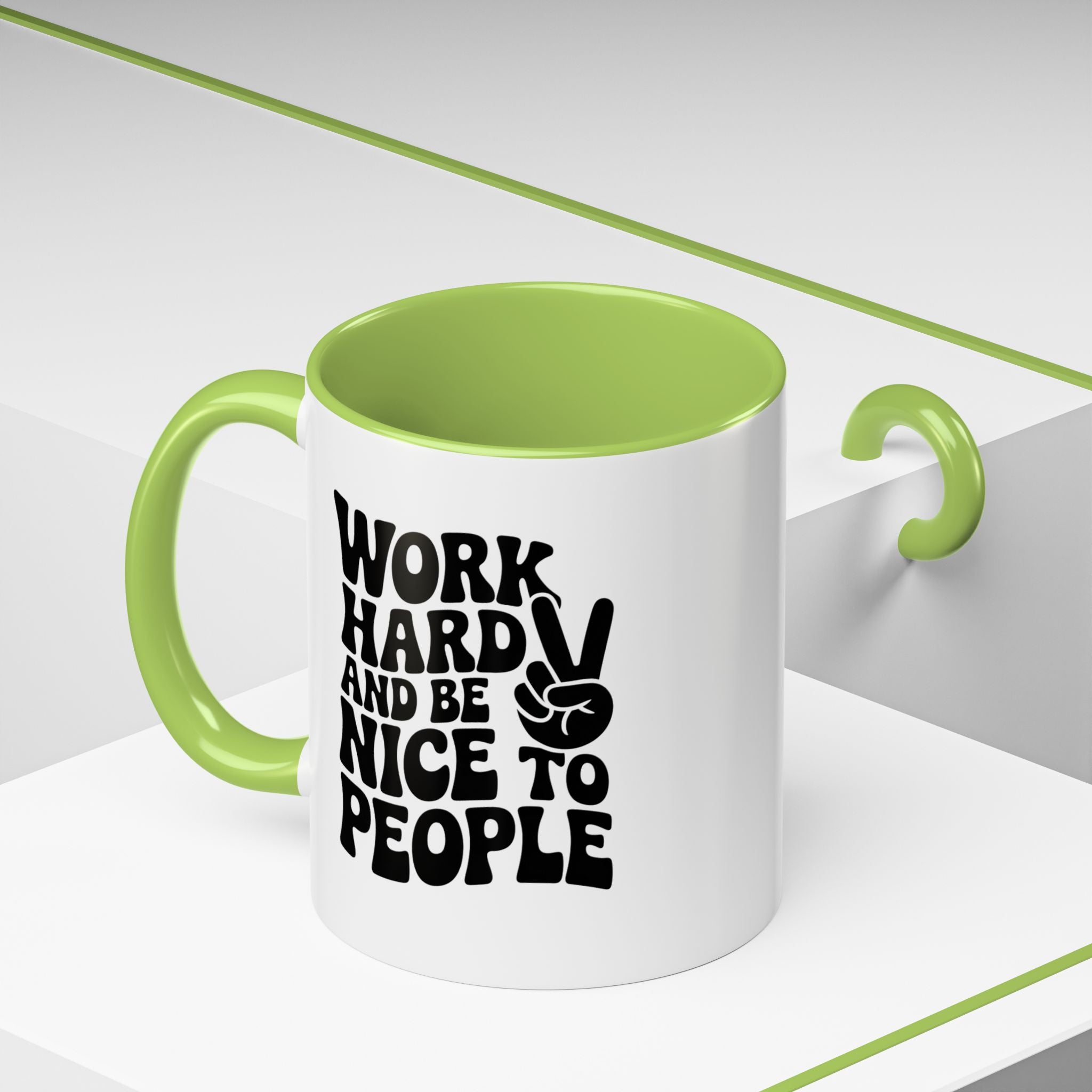 Work Hard & Be Nice to People Coffee Mug
