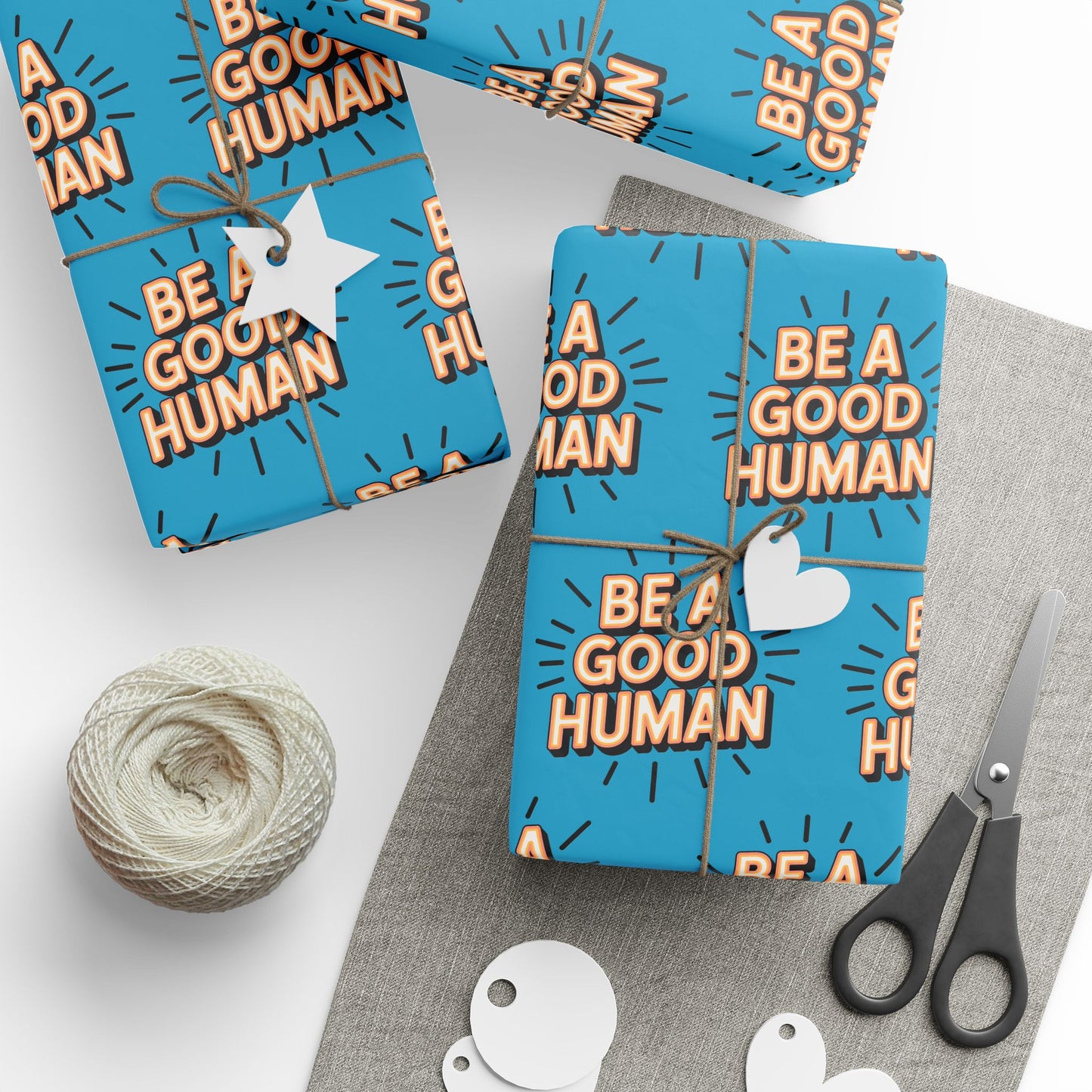 Be a Good Human Gift Wrap (Single Roll)