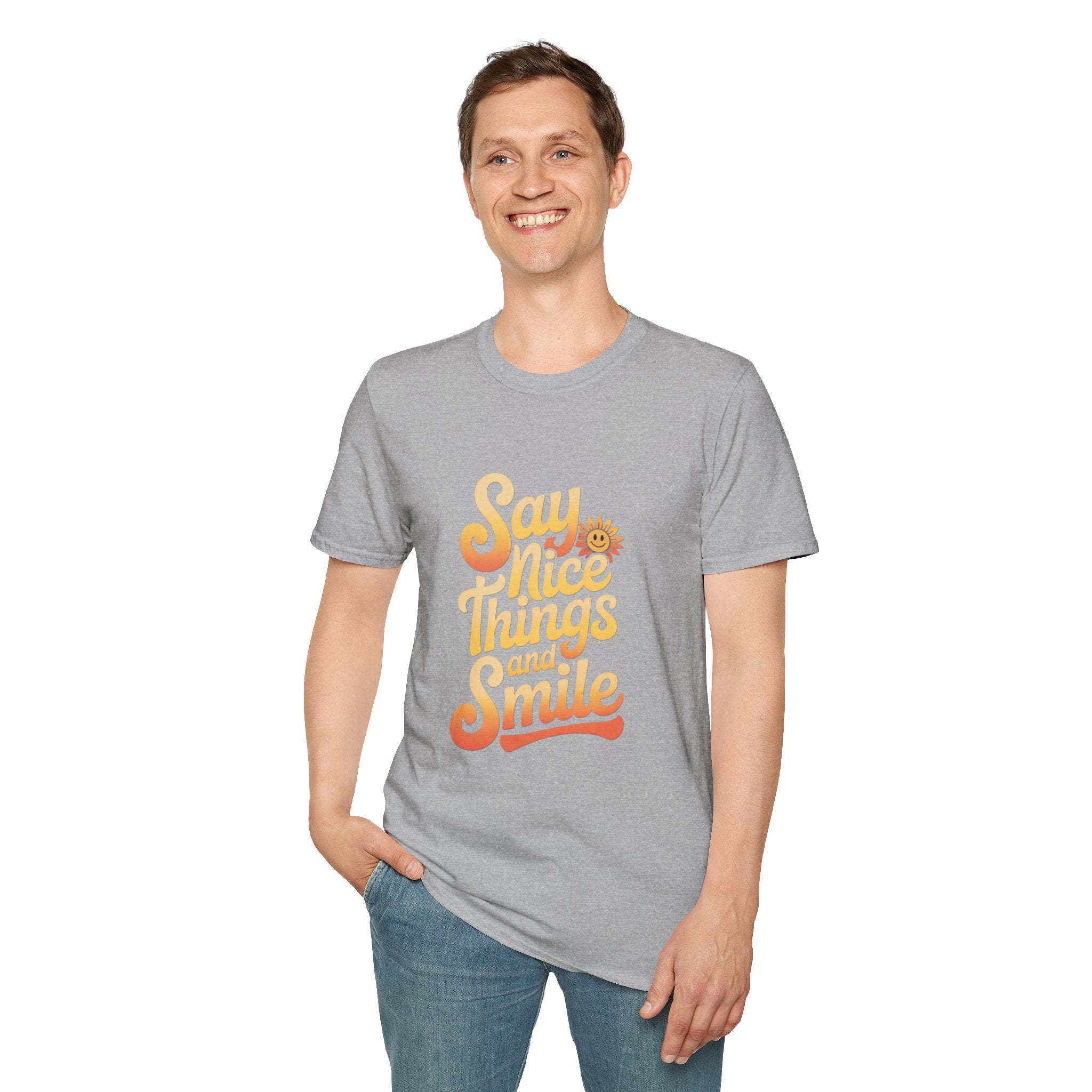 Positive Vibes Unisex Softstyle T-Shirt - 