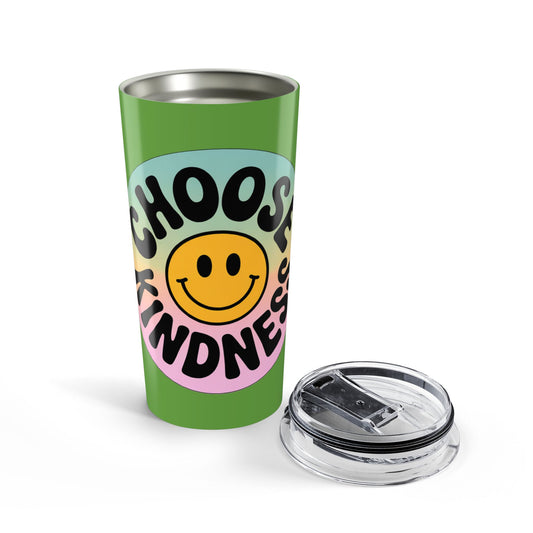 Light Green Choose Kindness Tumblers – 20oz Travel Mugs for Positive Vibes