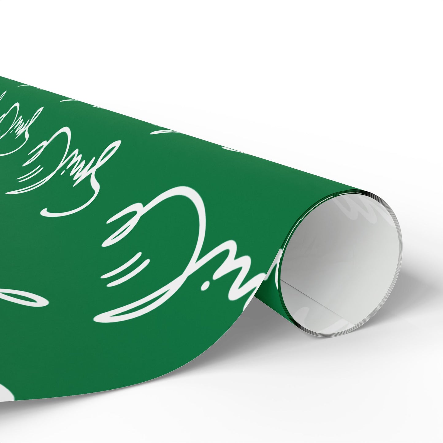 Green Smile Stylish Gift Wrapping Paper for Any Occasion