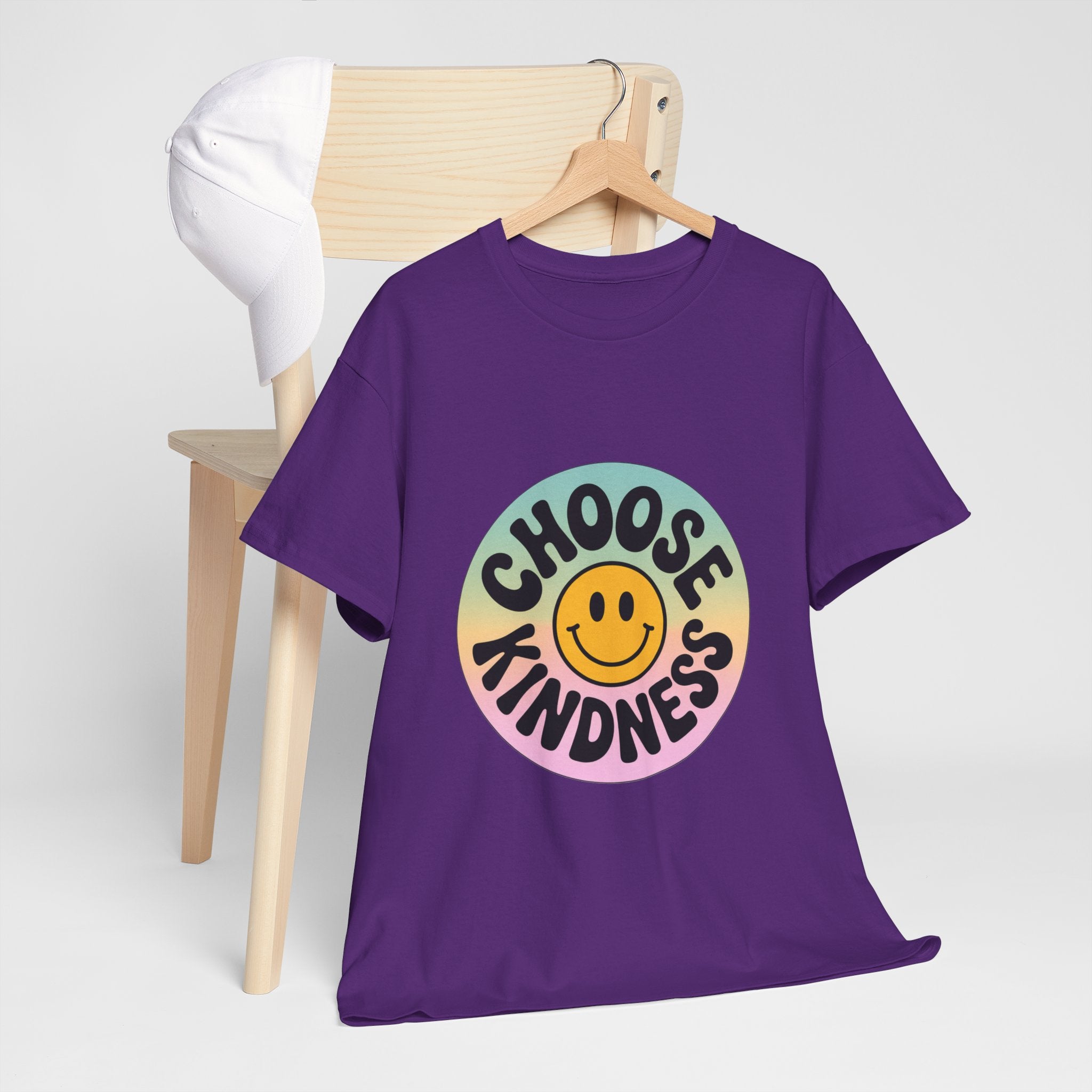 Choose Kindness Unisex Heavy Cotton Tee - Uplifting Graphic T-Shirt