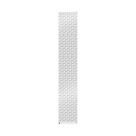 White/Black Smile Stylish Gift Wrapping Paper for Any Occasion