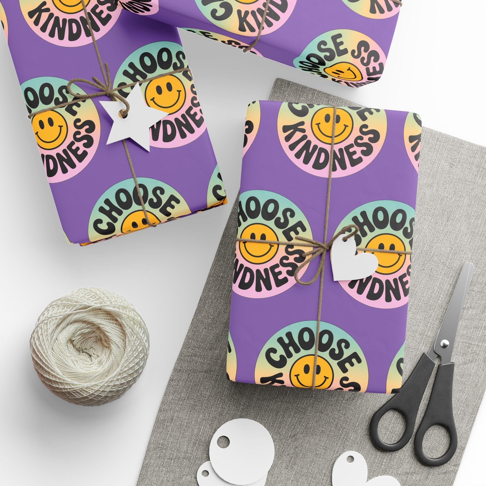 Light Purple Choose Kindness Wrapping Papers