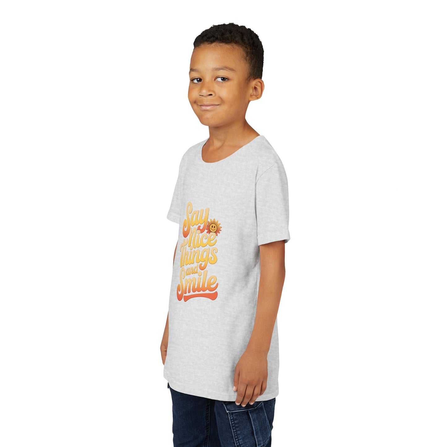 Say Nice Things Youth Tee - Positive Vibe Short Sleeve Shirt