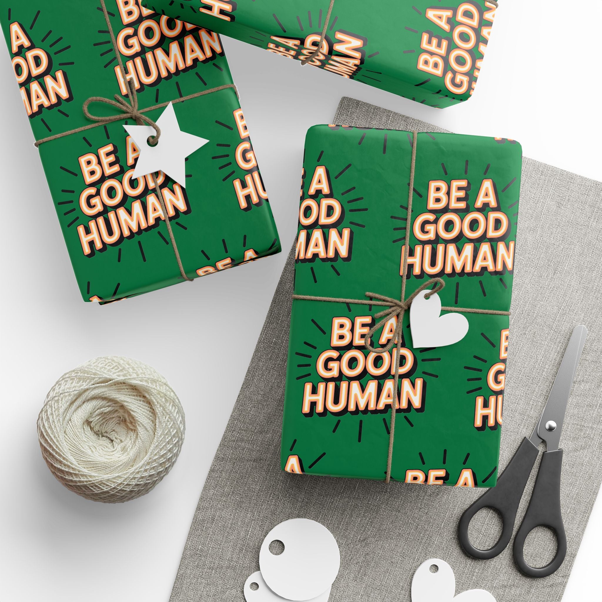 Be a Good Human Gift Wrap (Single Roll)