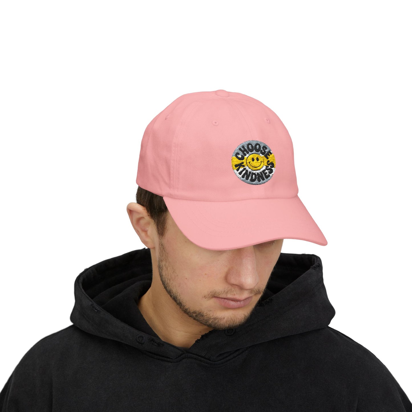 Choose Kindness" Embroidered Smile Hat