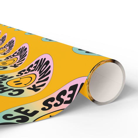 Yellow Choose Kindness Wrapping Papers