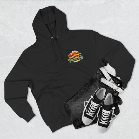 Radiate Positivity Three-Panel Fleece Hoodie