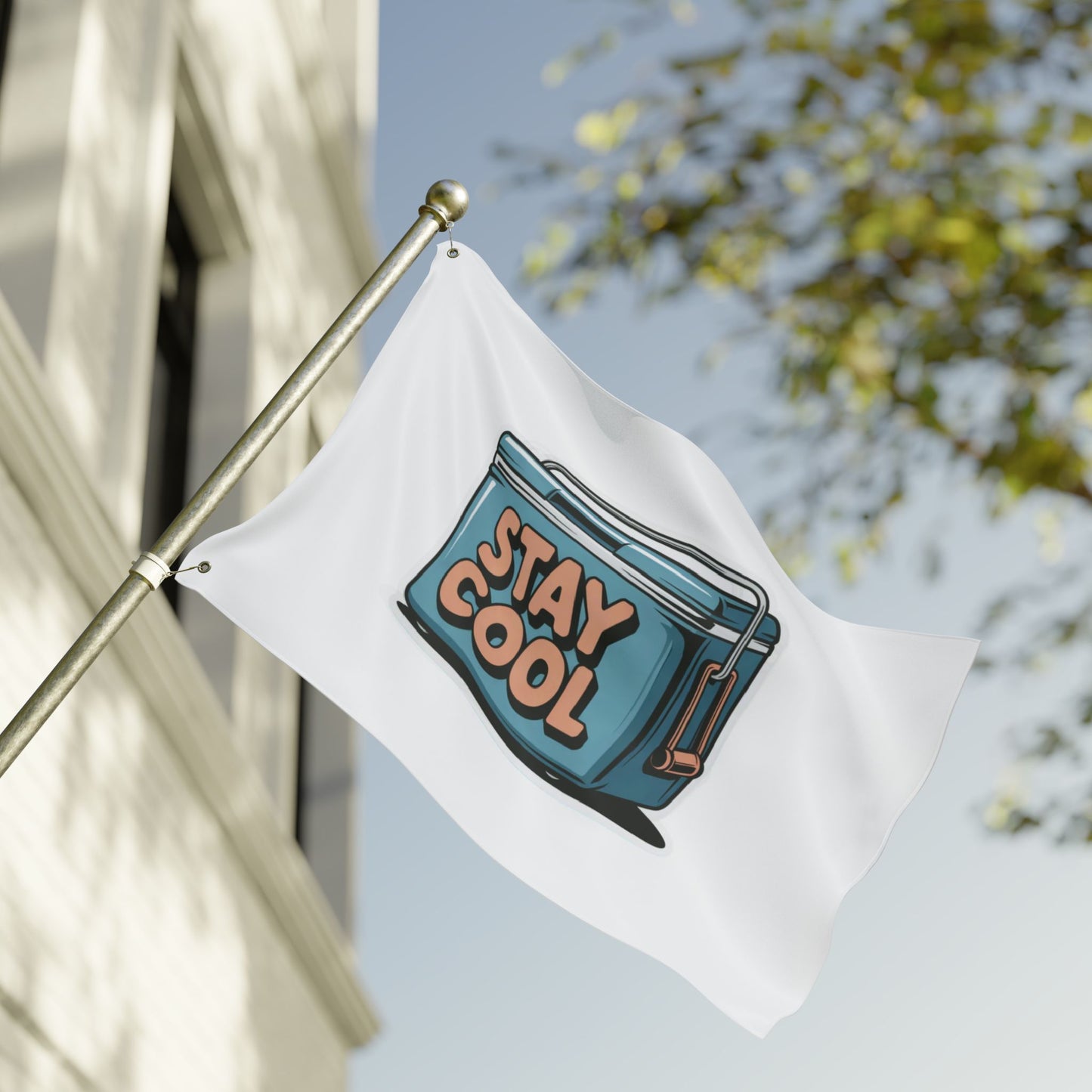 Stay Cool Double Sided Flag