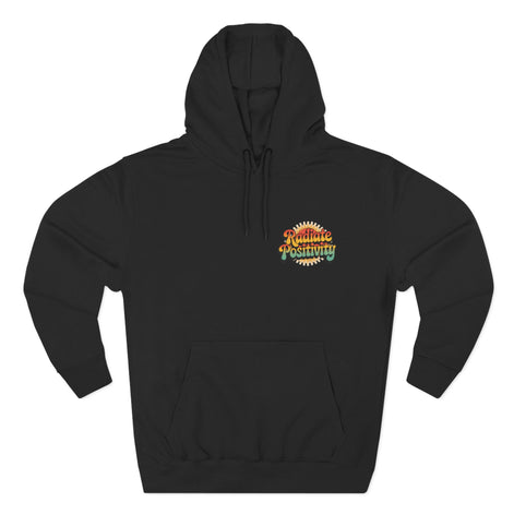 Radiate Positivity Three-Panel Fleece Hoodie