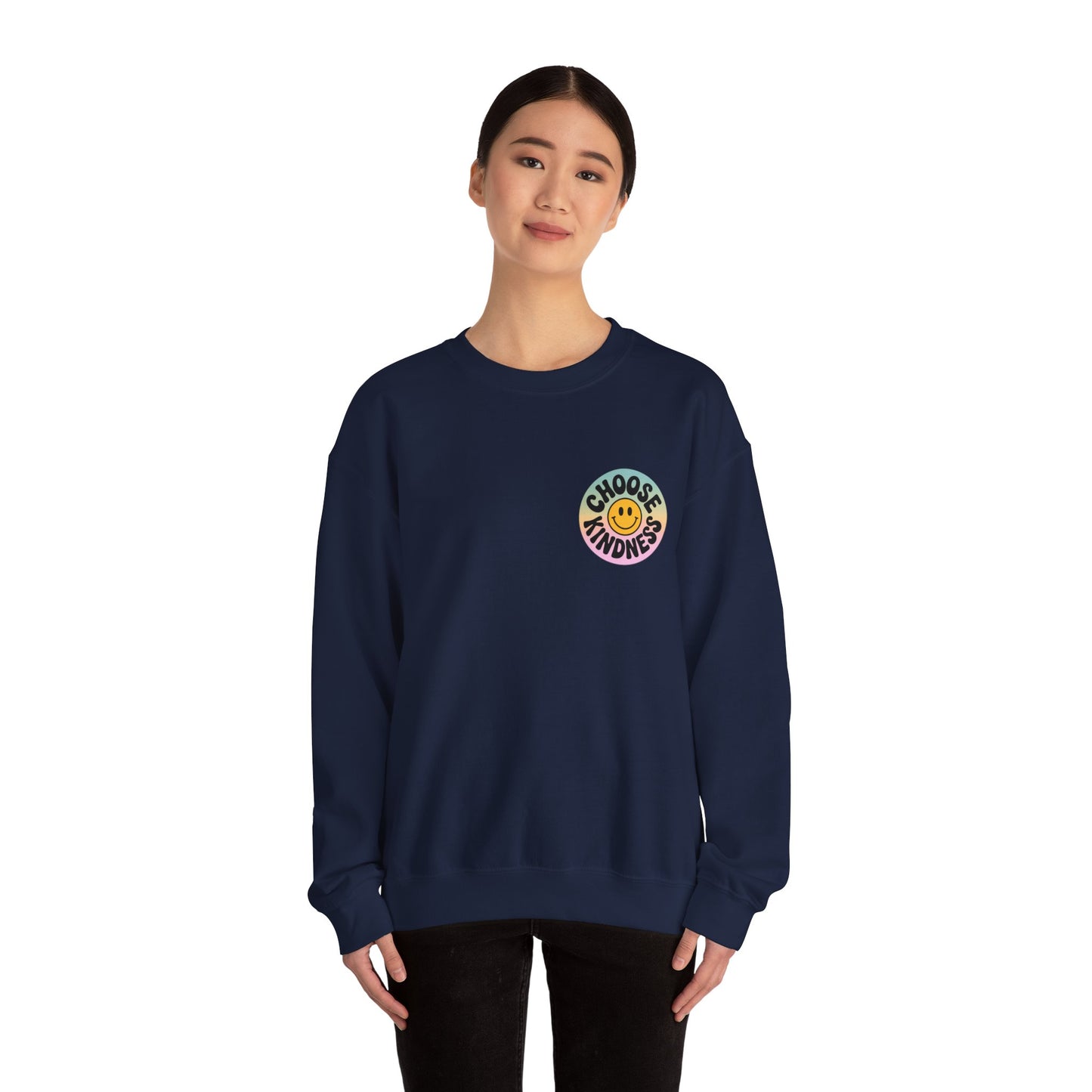 Choose Kindness Unisex Crewneck Sweatshirt - Positive Vibes Apparel