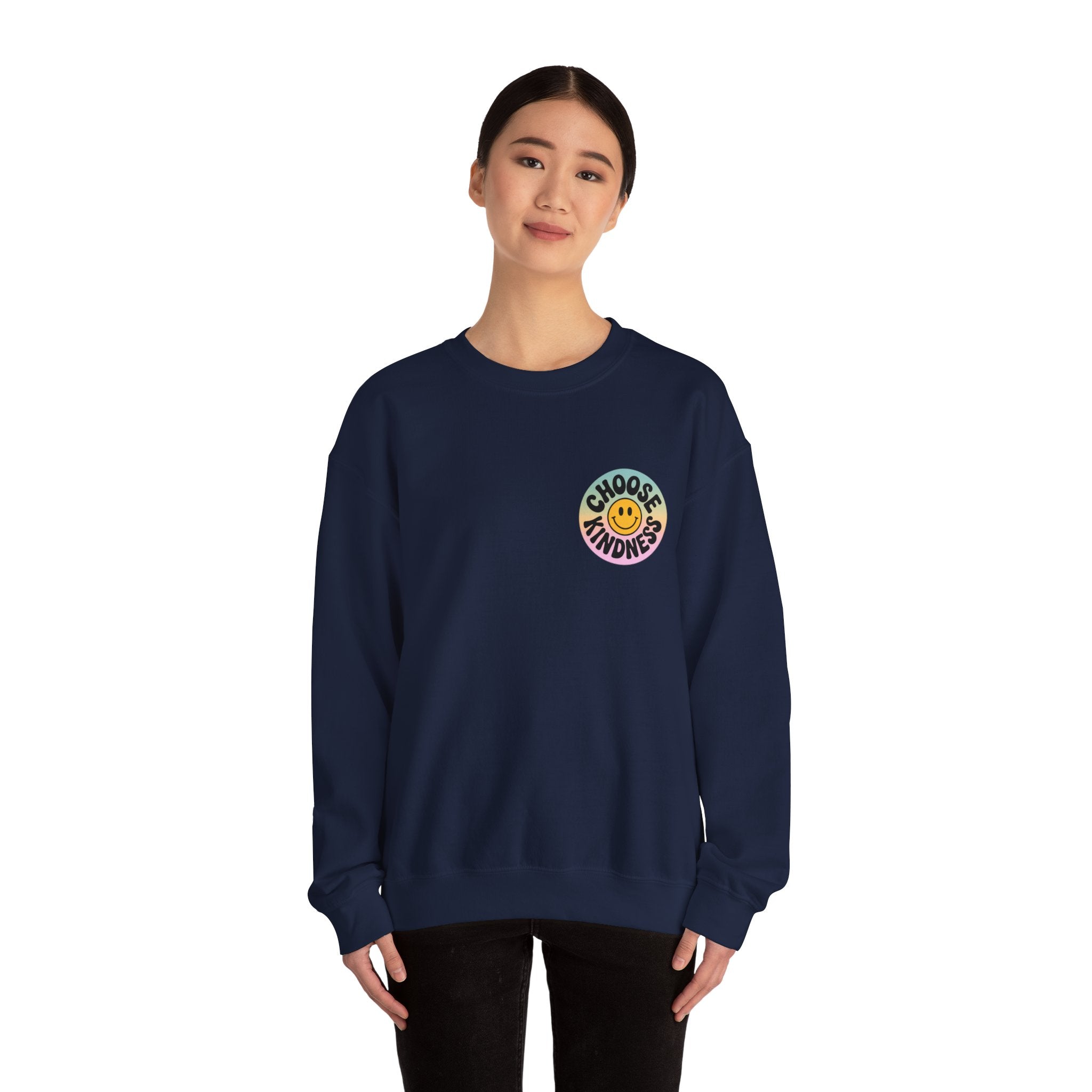 Choose Kindness Unisex Crewneck Sweatshirt - Positive Vibes Apparel