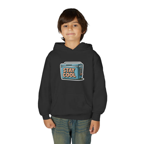 Youth Hooded Sweatshirt - Stay Cool Graphic