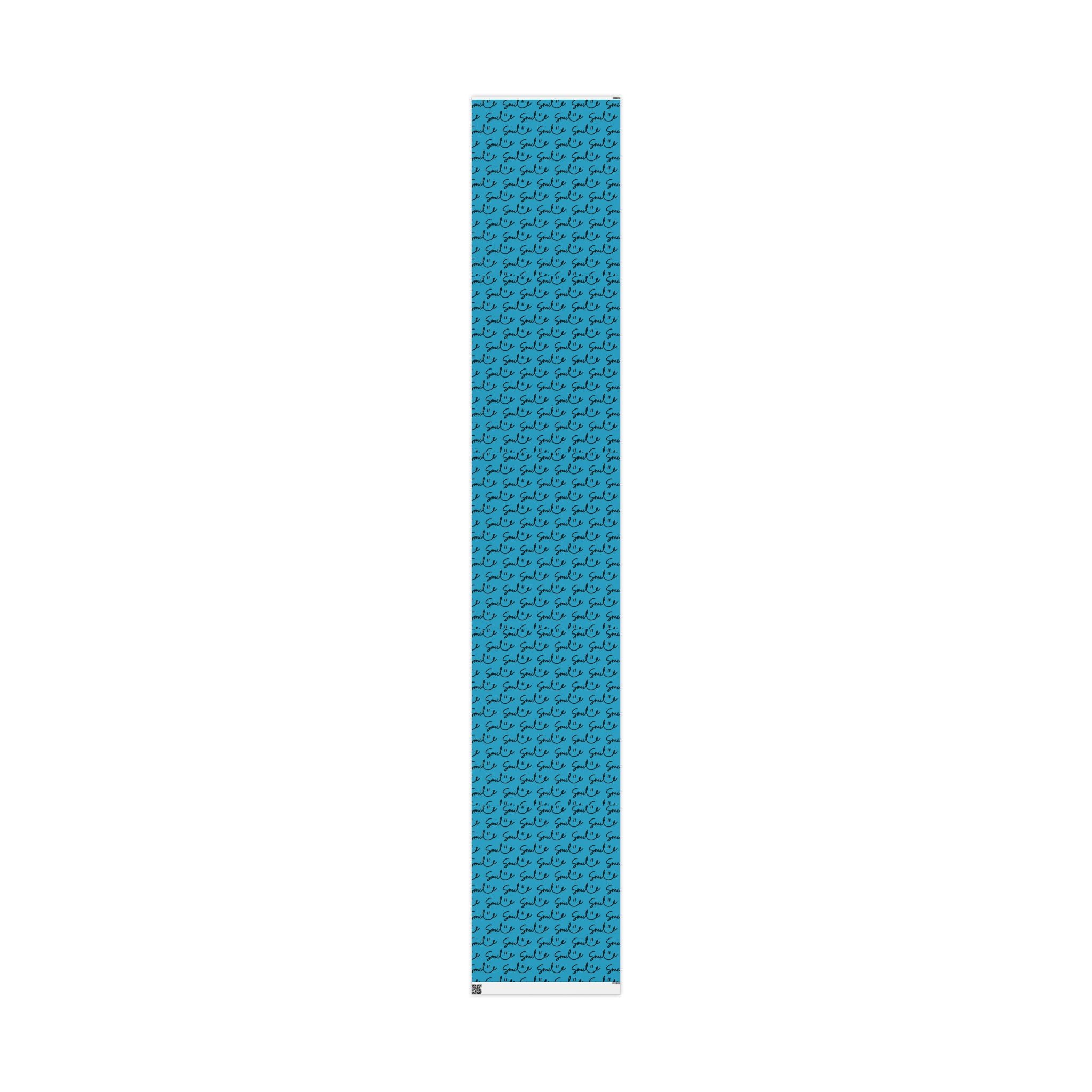 Turquoise Smile Stylish Gift Wrapping Paper for Any Occasion