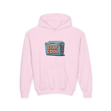 Youth Hooded Sweatshirt - Stay Cool Graphic