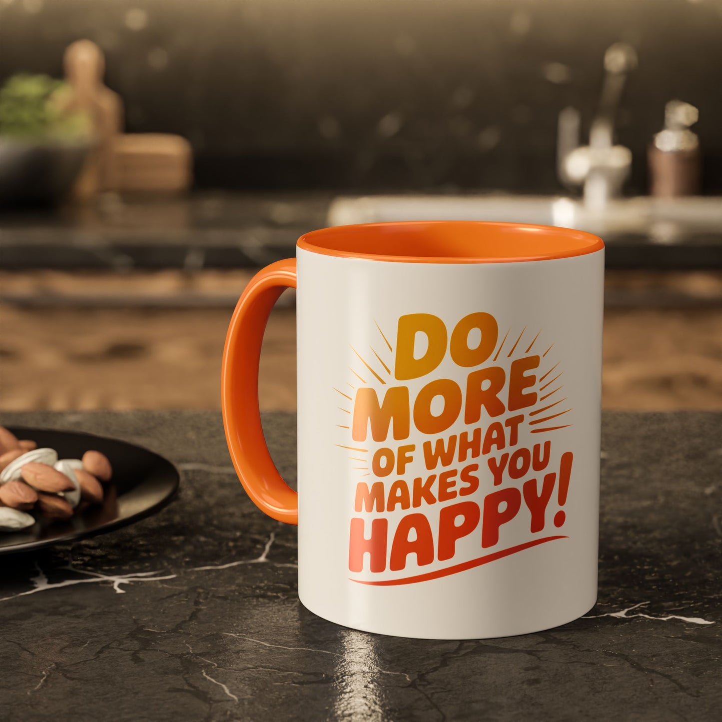 Do More of What Makes You Happy Mug — Colorful 11oz/15oz Ceramic Coffee Cup